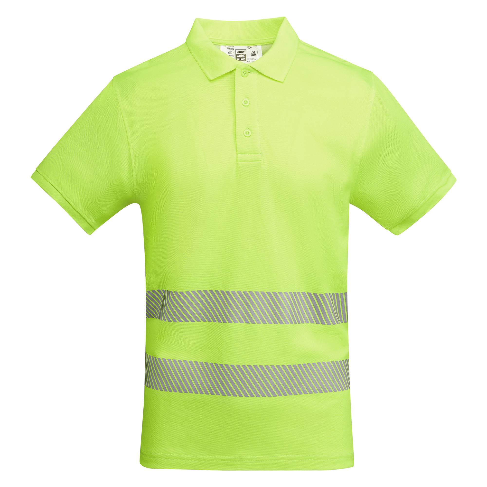 Atmungsaktives, kurzärmeliges Poloshirt mit hoher Sichtbarkeit Bestick & Bedruckt Ab 24,95 € - Ansicht 4