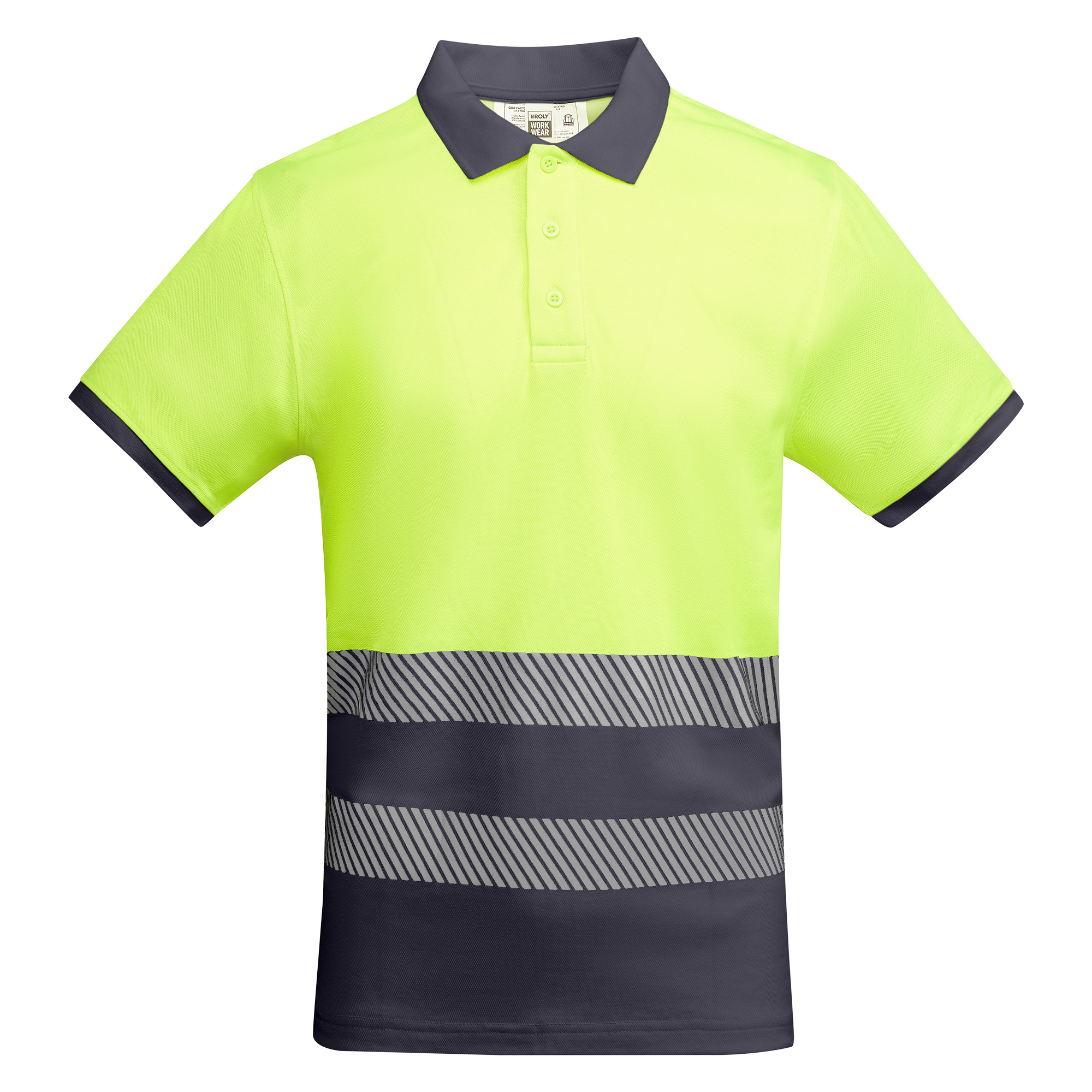 Atmungsaktives, kurzärmeliges Poloshirt mit hoher Sichtbarkeit Bestick & Bedruckt Ab 24,95 € - Ansicht 6