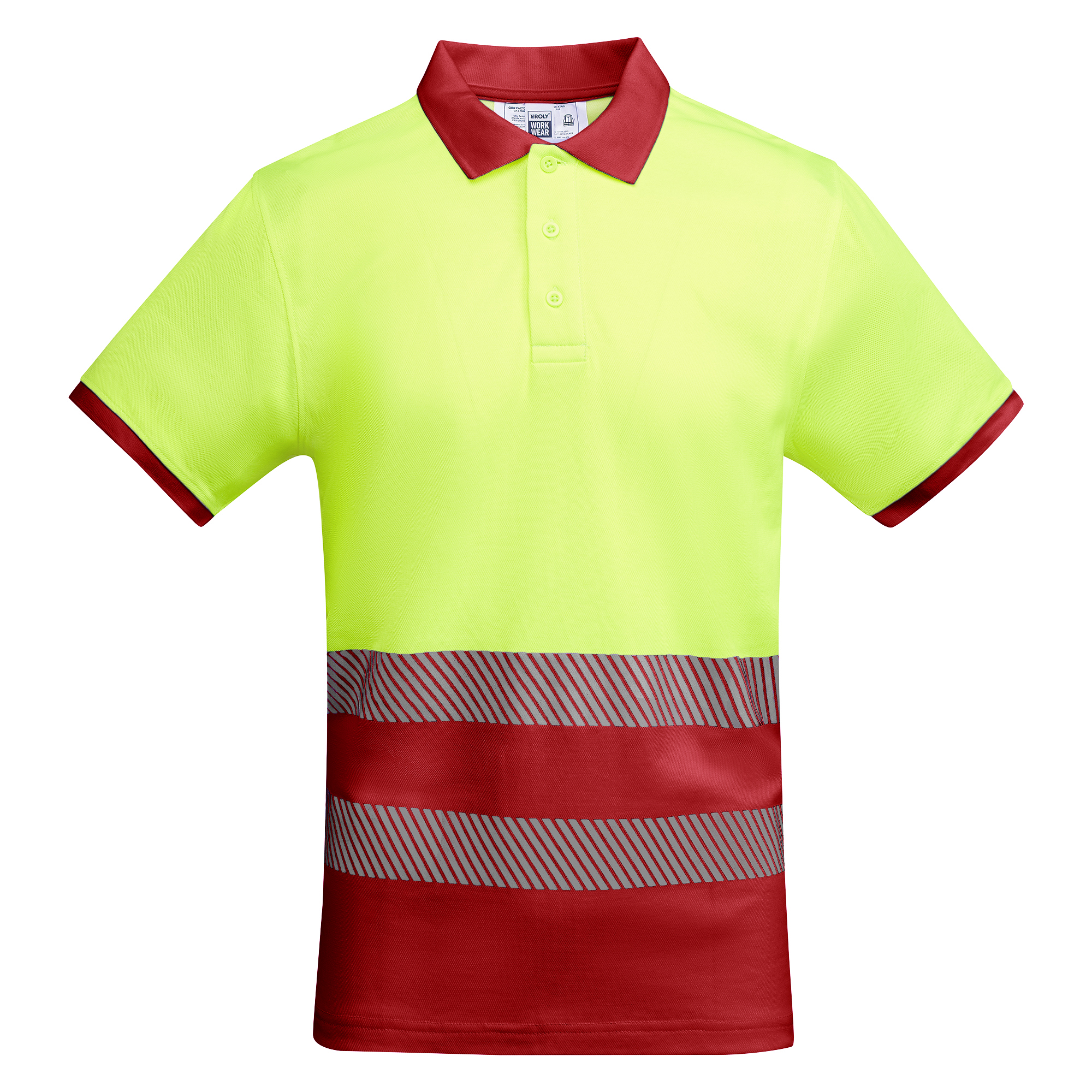 Atmungsaktives, kurzärmeliges Poloshirt mit hoher Sichtbarkeit Bestick & Bedruckt Ab 24,95 € - Ansicht 9