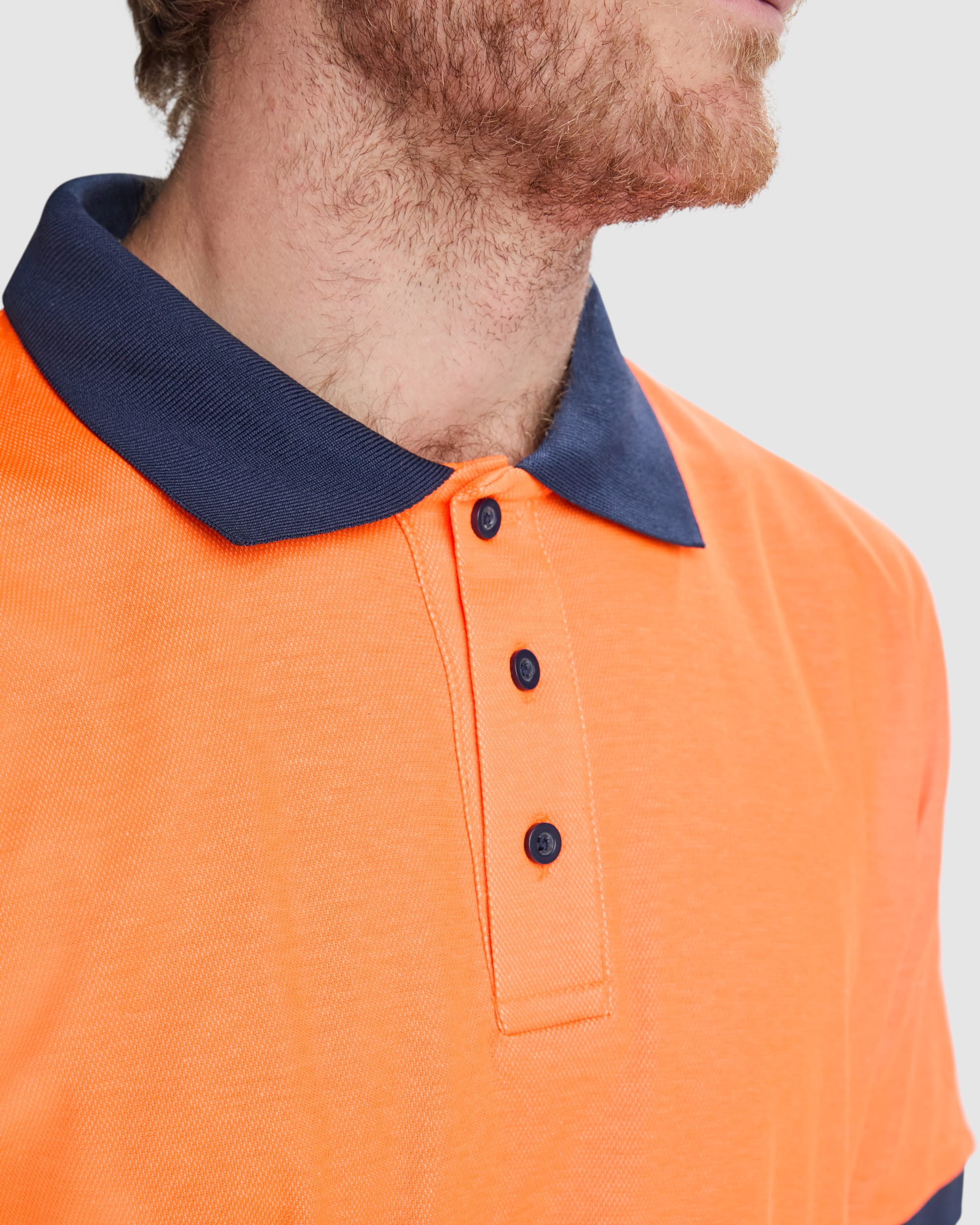 Atmungsaktives, kurzärmeliges Poloshirt mit hoher Sichtbarkeit Bestick & Bedruckt Ab 19,95 € - Ansicht 3