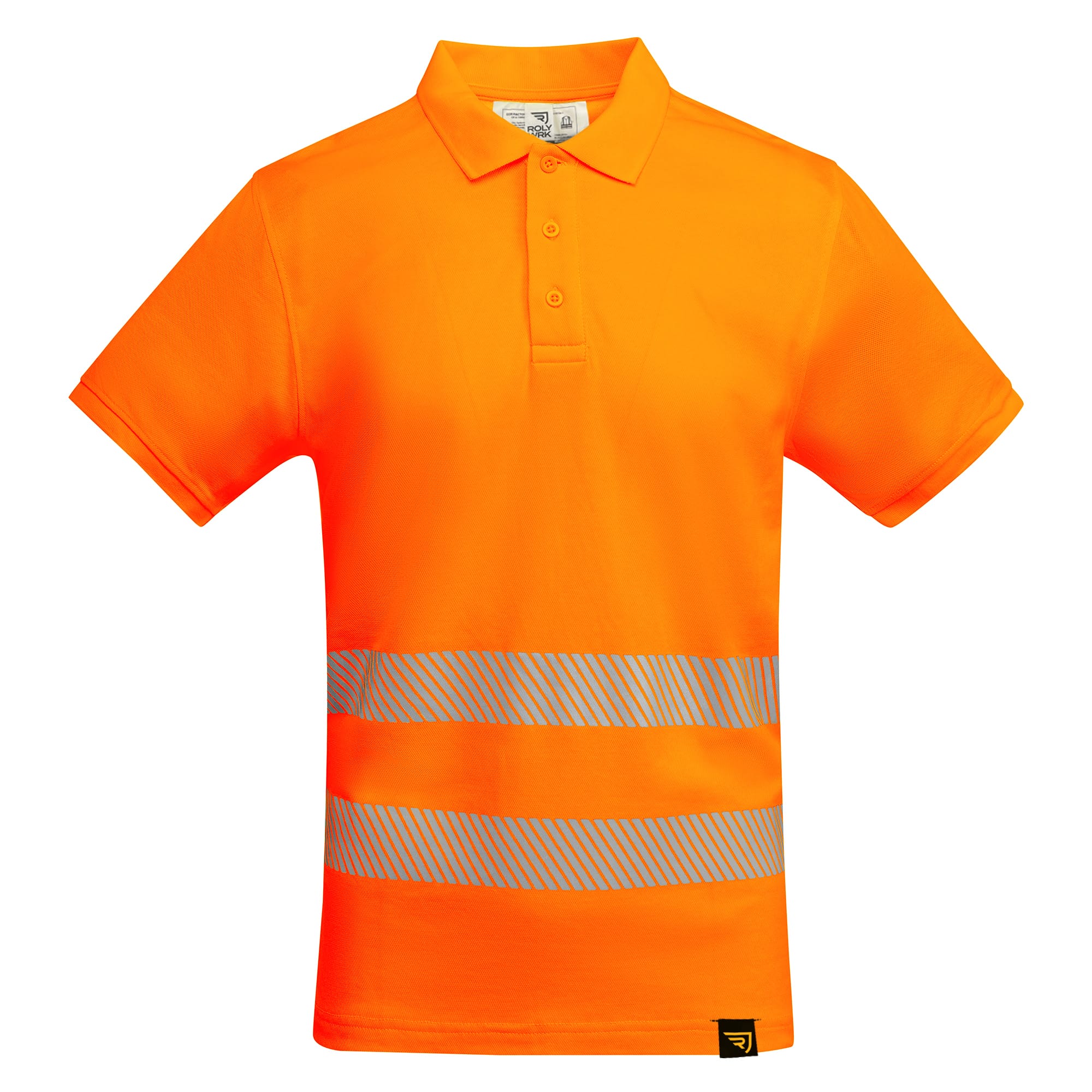 Atmungsaktives, kurzärmeliges Poloshirt mit hoher Sichtbarkeit Bestick & Bedruckt Ab 19,95 € - Ansicht 5