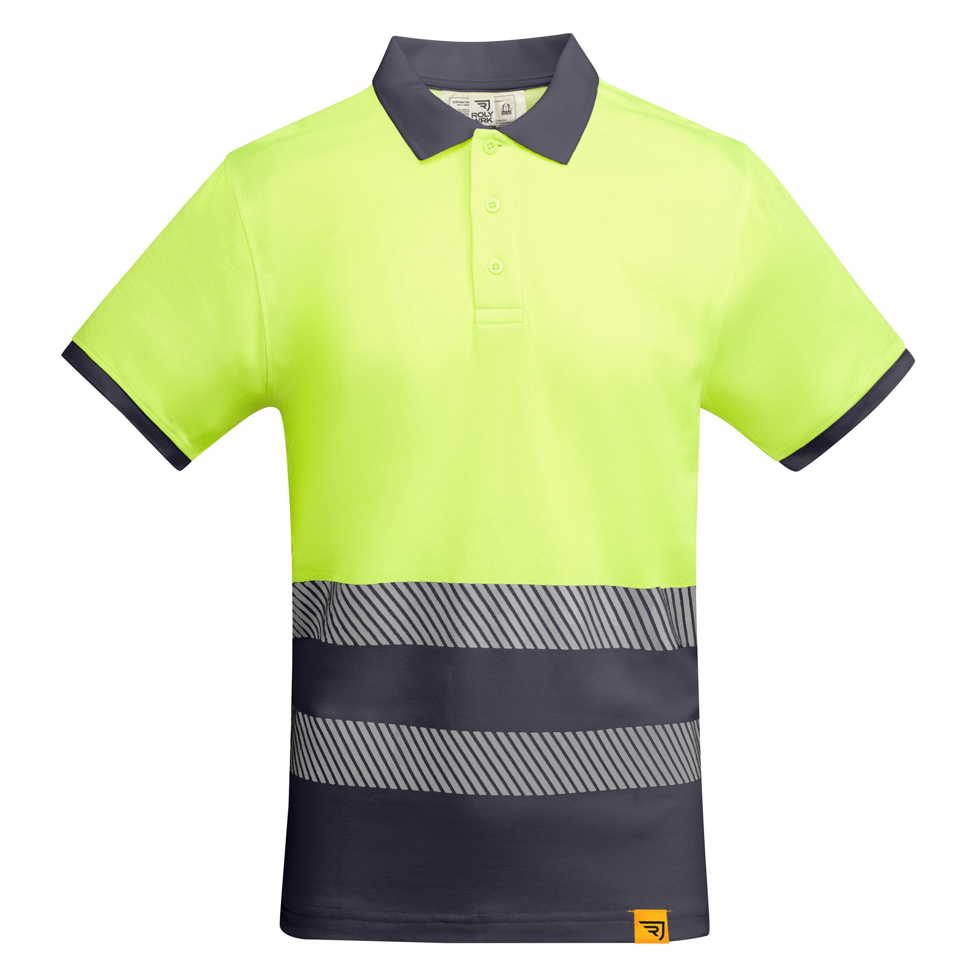 Atmungsaktives, kurzärmeliges Poloshirt mit hoher Sichtbarkeit Bestick & Bedruckt Ab 19,95 € - Ansicht 6