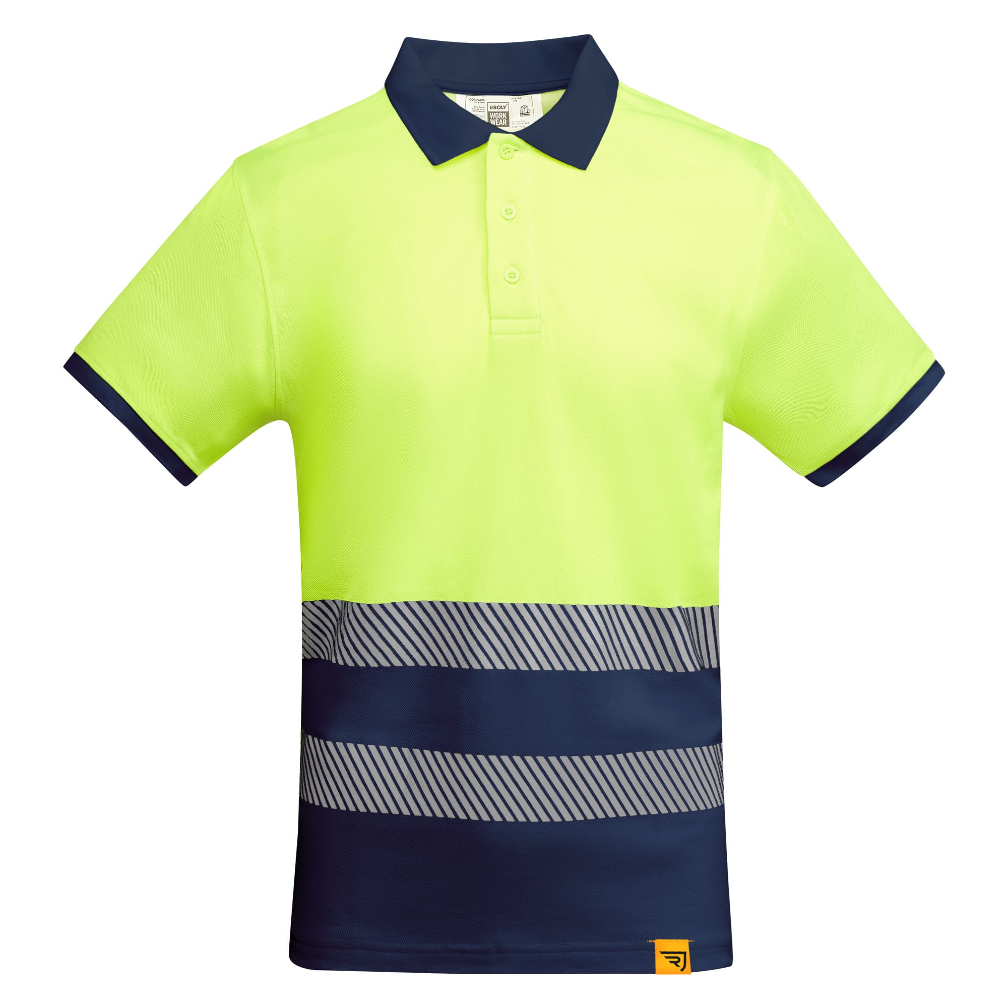 Atmungsaktives, kurzärmeliges Poloshirt mit hoher Sichtbarkeit Bestick & Bedruckt Ab 19,95 € - Ansicht 8