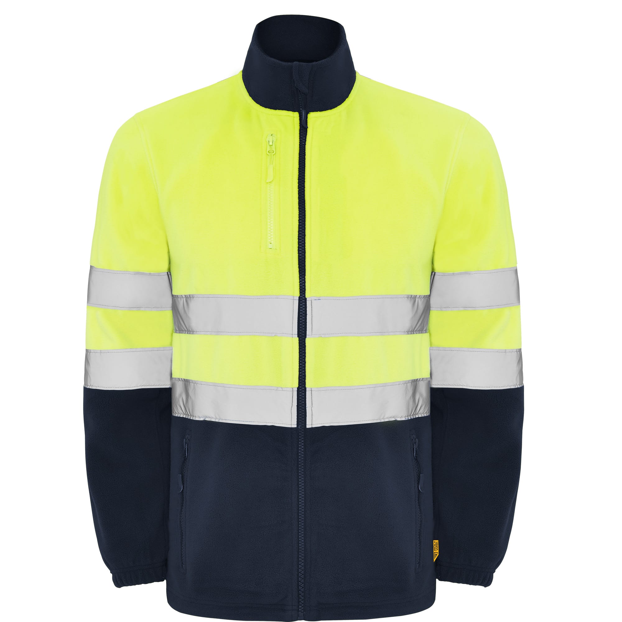 Warnschutz Hochsichtbare Fleecejacke Bestickt & Bedruckt ab 29,95 € - Ansicht 7