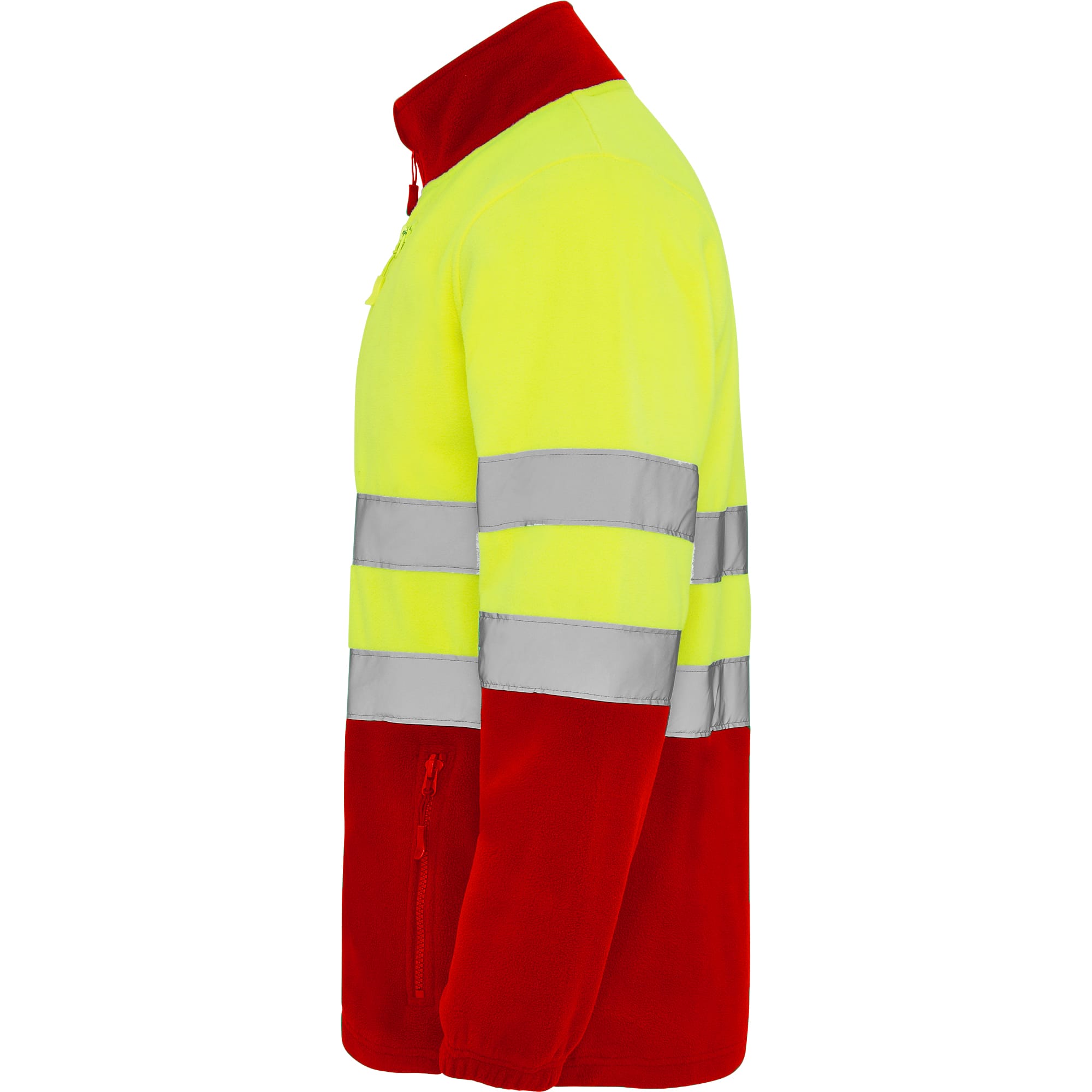 Warnschutz Hochsichtbare Fleecejacke Bestickt & Bedruckt ab 29,95 € - Ansicht 12