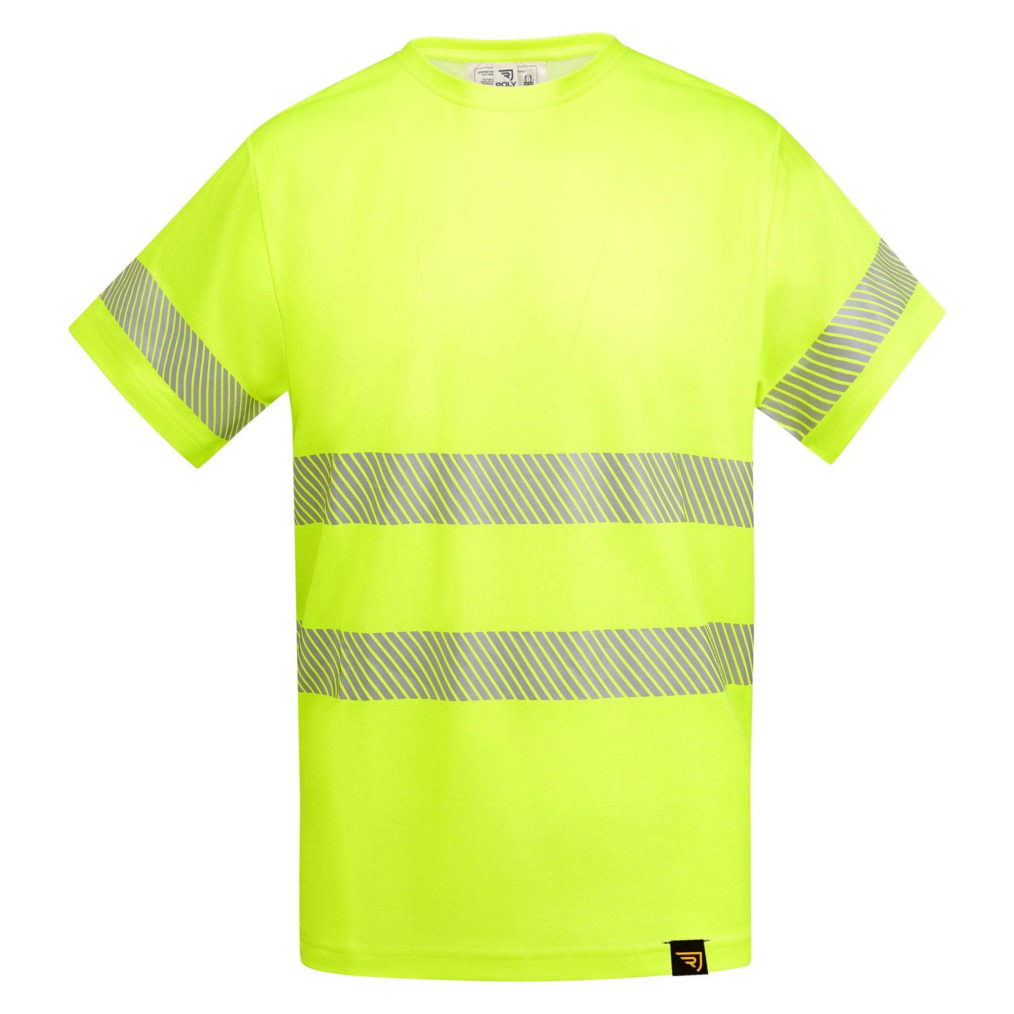 Atmungsaktives, kurzärmeliges T-Shirt mit hoher Sichtbarkeit Bestickt & Bedruckt ab 19,95 € - Ansicht 4