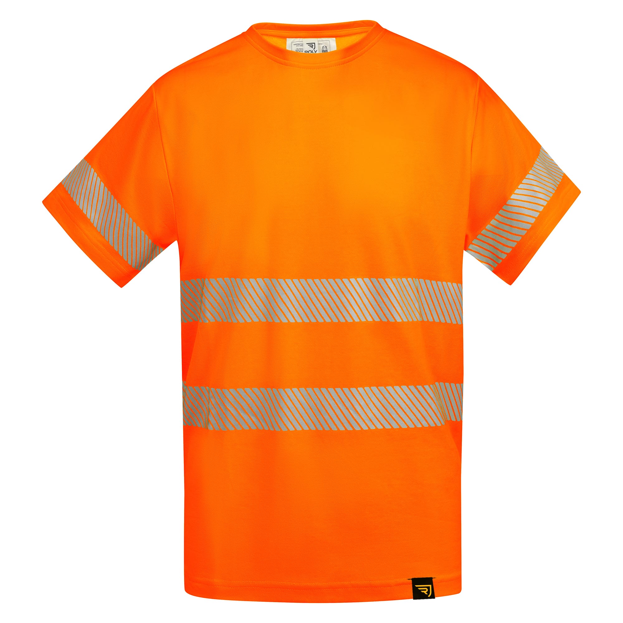 Atmungsaktives, kurzärmeliges T-Shirt mit hoher Sichtbarkeit Bestickt & Bedruckt ab 19,95 € - Ansicht 5