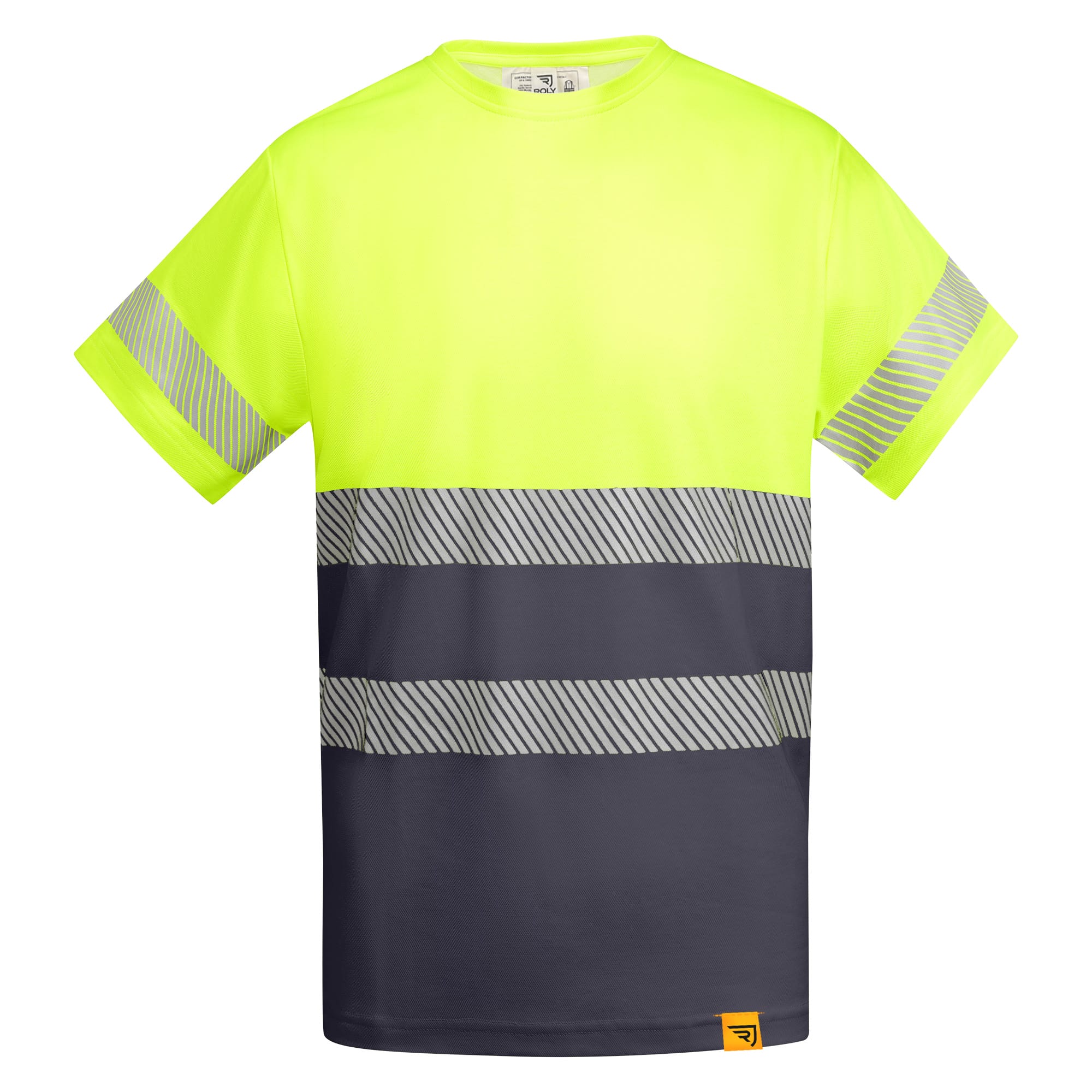 Atmungsaktives, kurzärmeliges T-Shirt mit hoher Sichtbarkeit Bestickt & Bedruckt ab 19,95 € - Ansicht 6