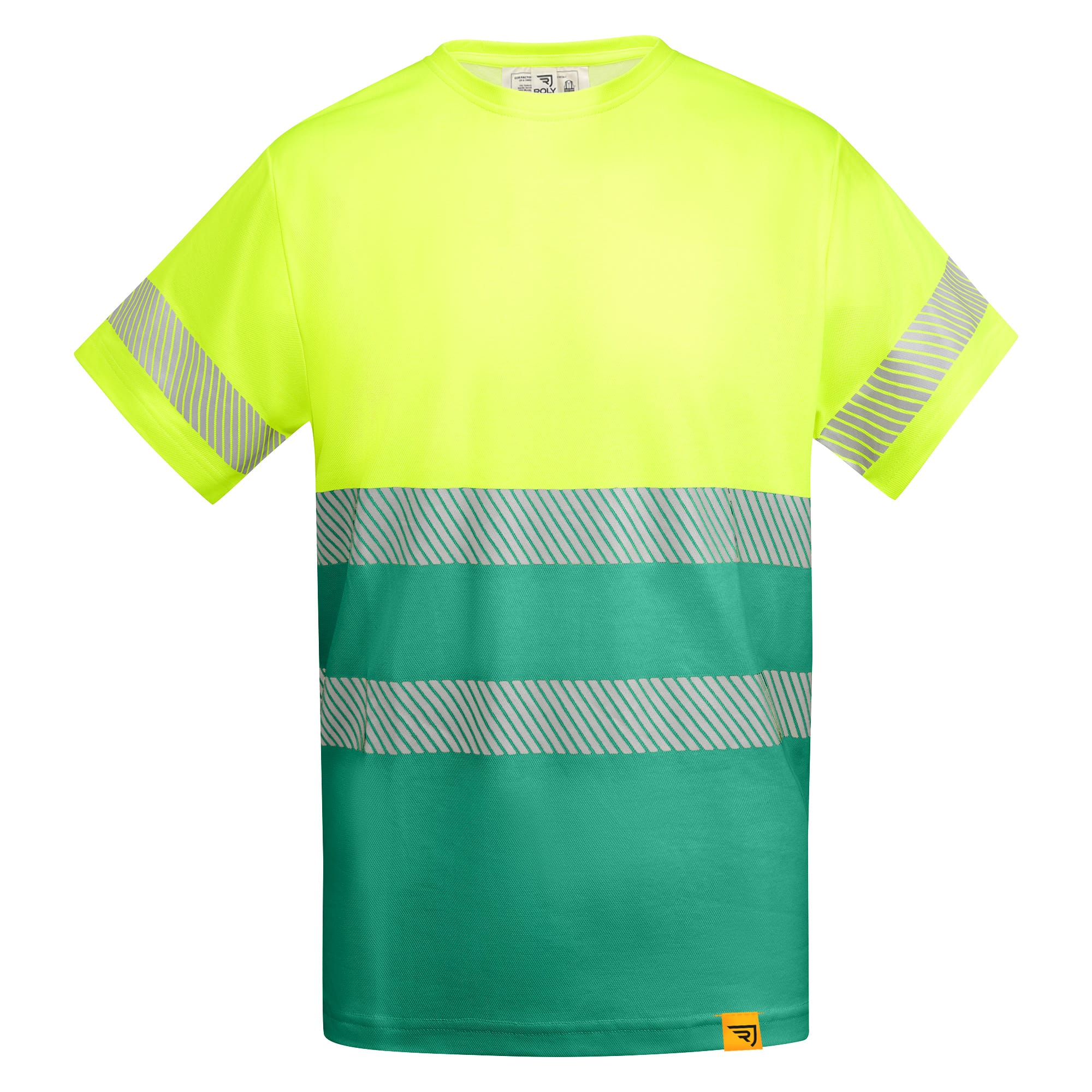 Atmungsaktives, kurzärmeliges T-Shirt mit hoher Sichtbarkeit Bestickt & Bedruckt ab 19,95 € - Ansicht 7