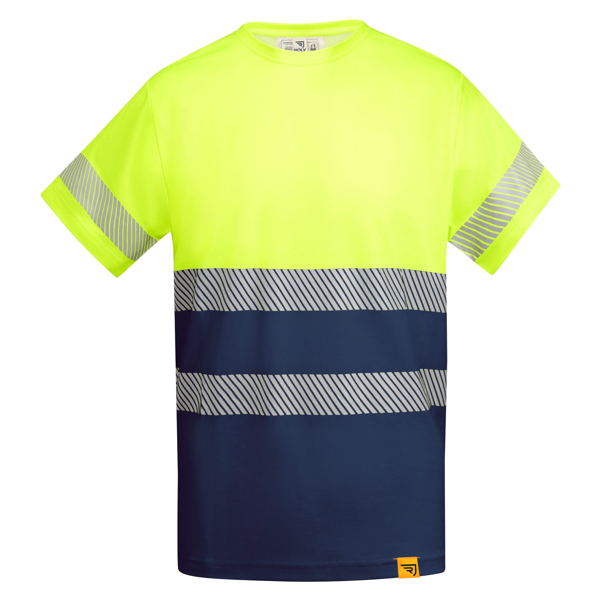 Atmungsaktives, kurzärmeliges T-Shirt mit hoher Sichtbarkeit Bestickt & Bedruckt ab 19,95 € - Ansicht 8