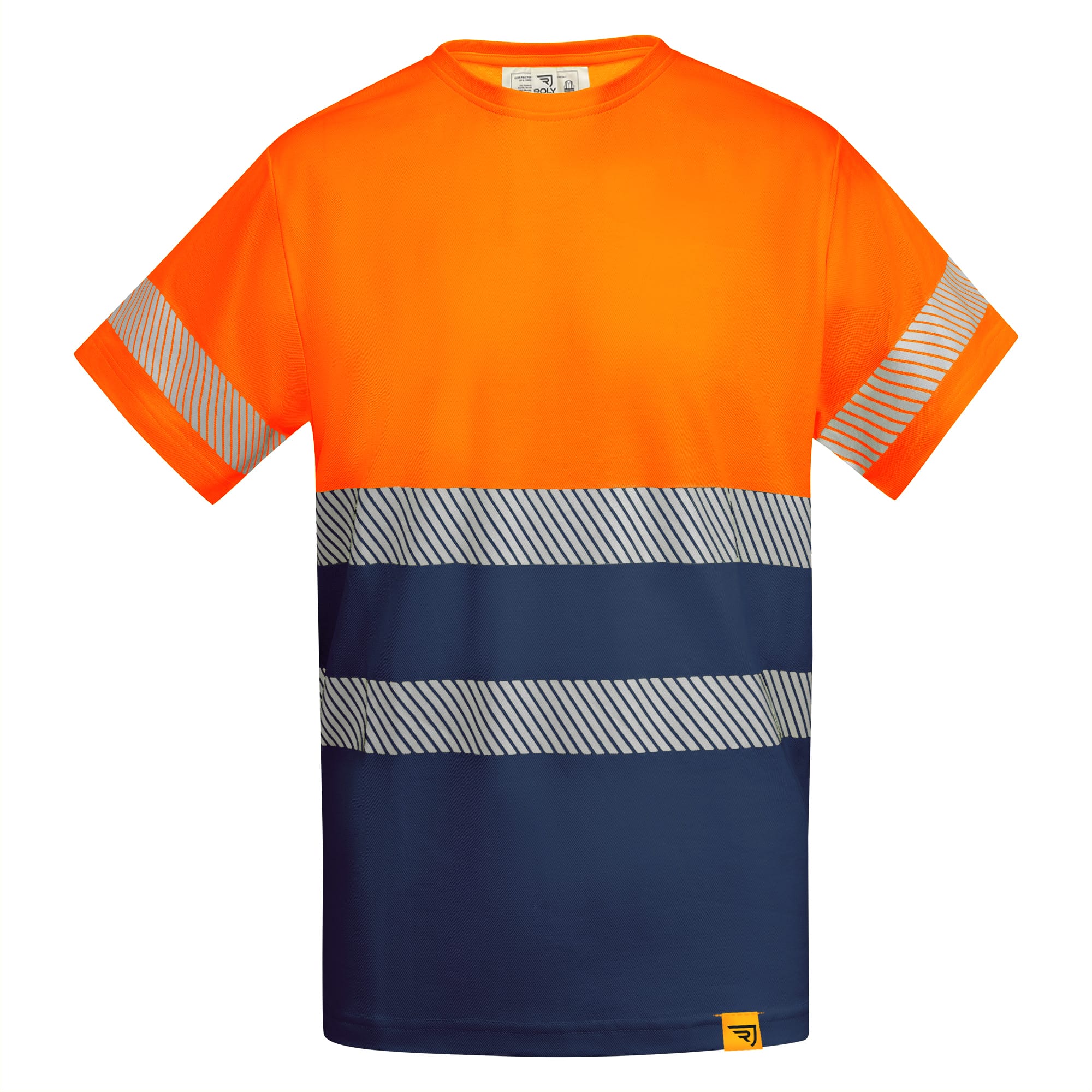 Atmungsaktives, kurzärmeliges T-Shirt mit hoher Sichtbarkeit Bestickt & Bedruckt ab 19,95 € - Ansicht 9