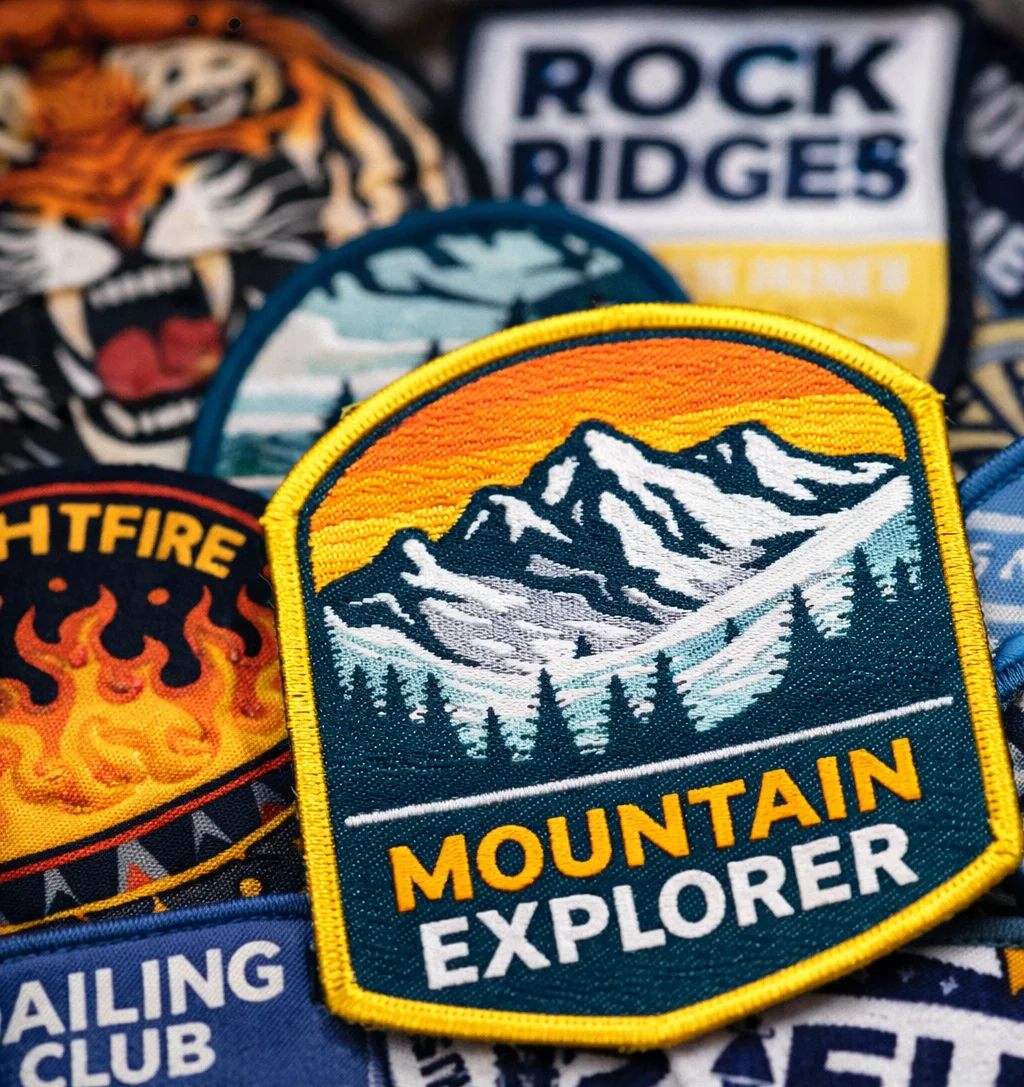 Gewebte Aufnäher – gestickte Patches im Vergleich