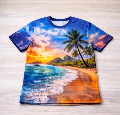 Sublimationsdruck – komplettes Shirt mit fotorealistischem Druck