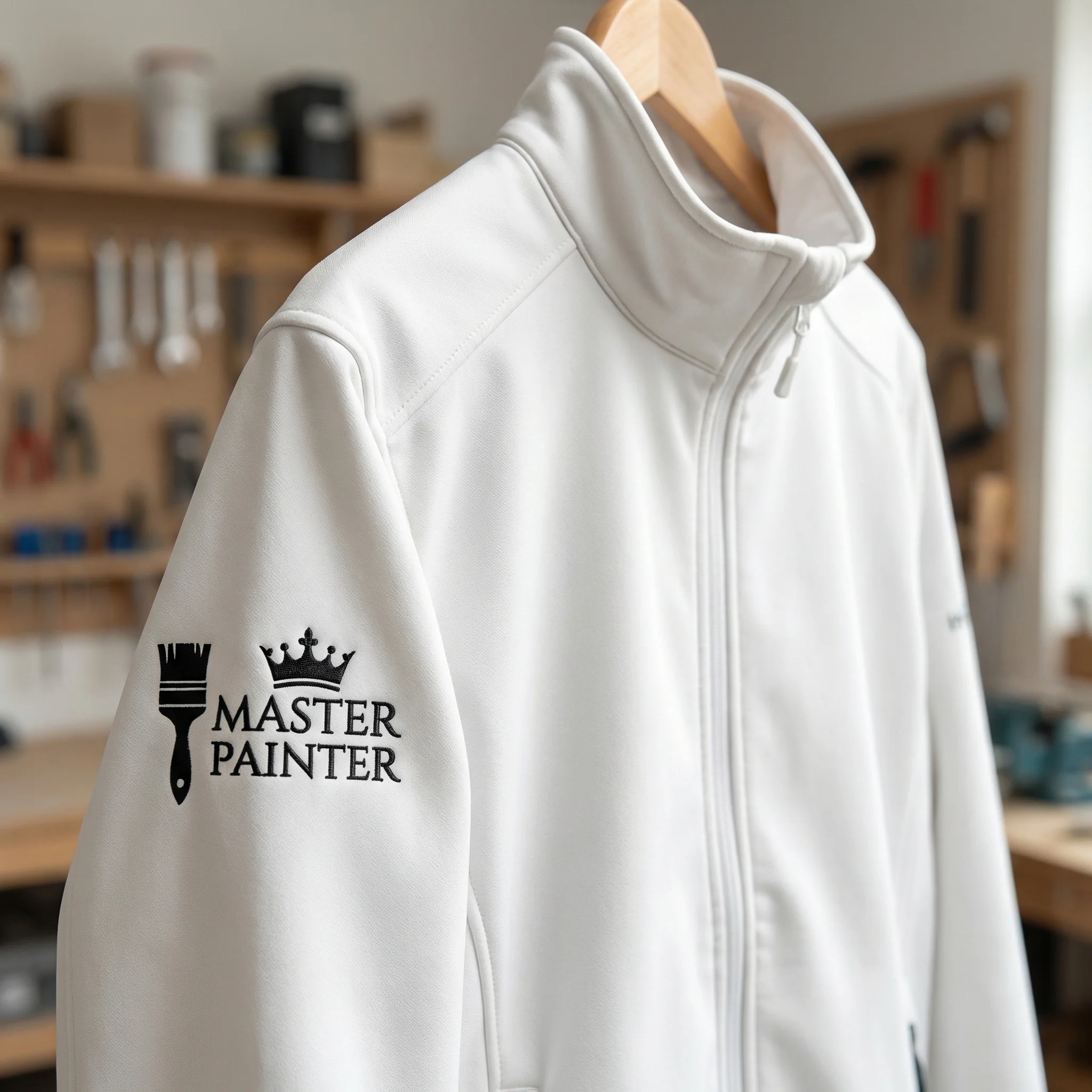 Softshelljacken besticken – Beispiel 2